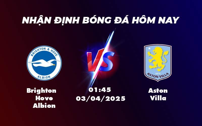 brighton hove albion aston villa 03 04 ngoai hang anh